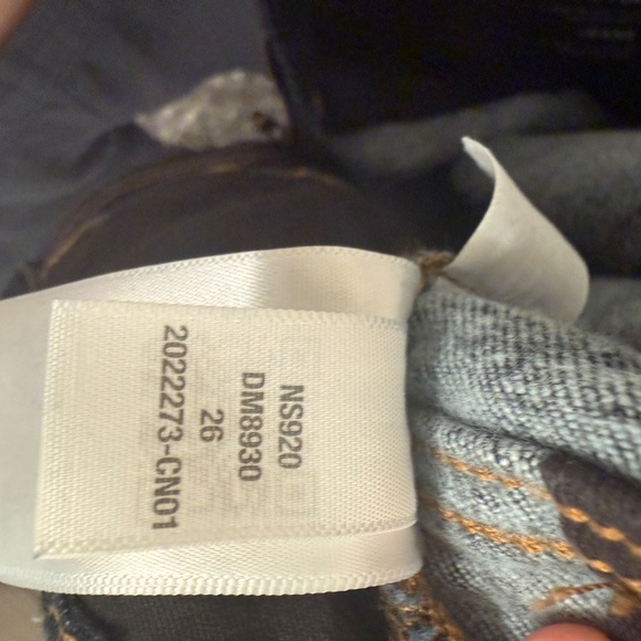 Madewell Kickout Full Length Jeans in Rinse Wash. Size 26 - Picture 4 of 5